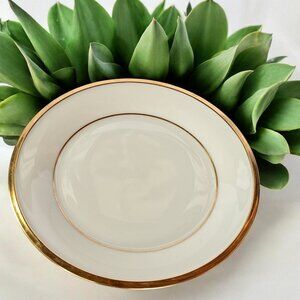 Lenox Eternal Gold Trim Ivory Bread & Butter Plate 6.5”  Discontinued